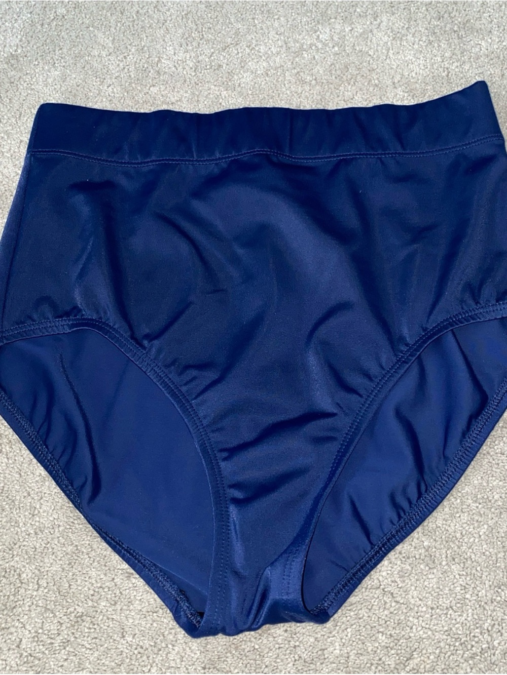 Lands End Women’s Long 12 Blue Bikini Bottom